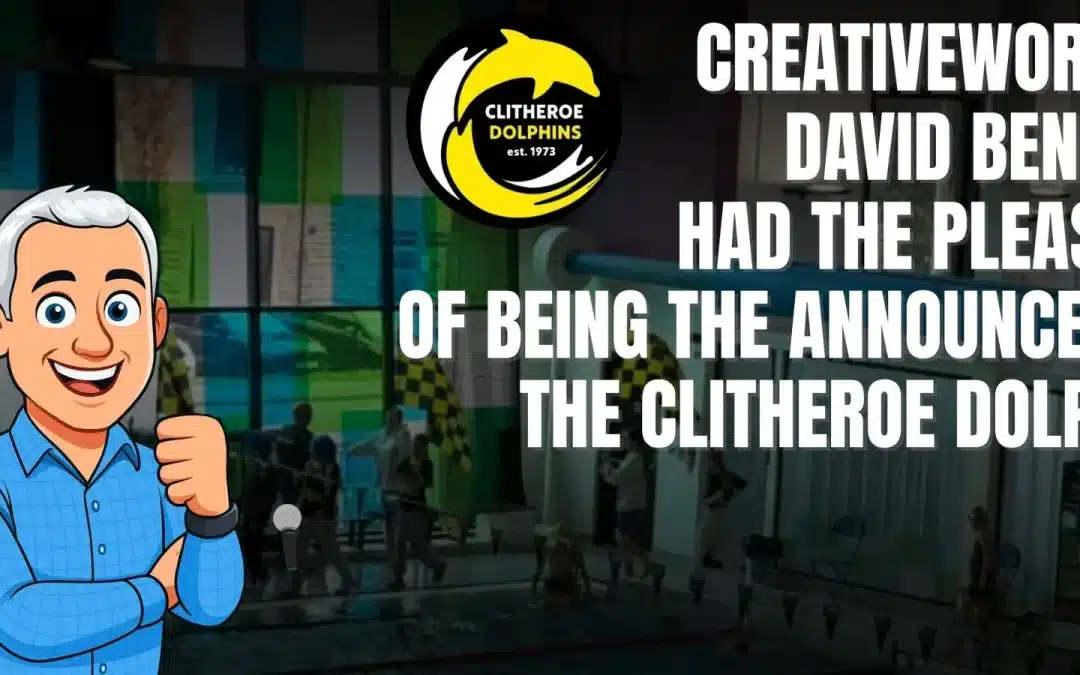 Dave Takes the Mic at the Local Swimming Gala